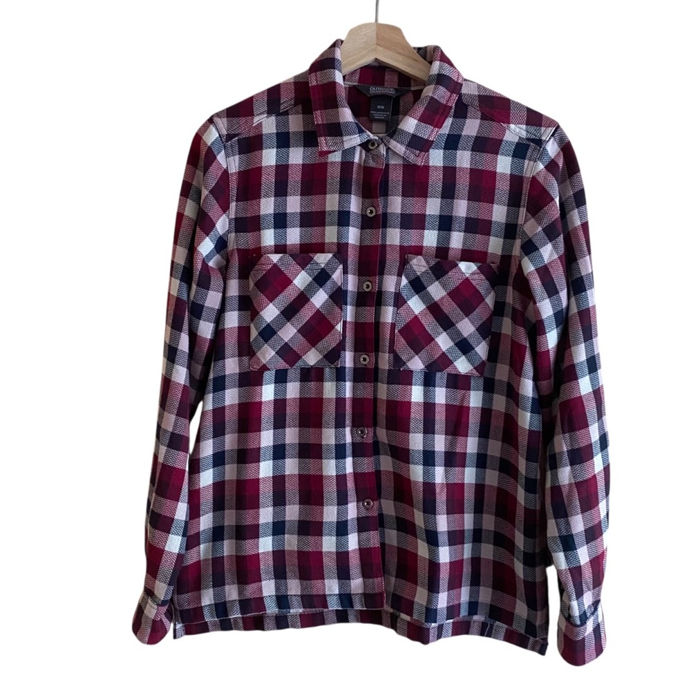 Outdoor Research Feedback Plaid Flannel Shirt Woman Medium Gorpcore Comfy Preppy